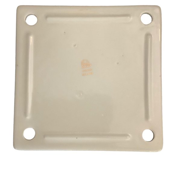 Vtg Colt 45 Peacemaker Stagecoach Sheriff Hyalyn Porcelain Ashtray 23K Gold 7" - Picture 3 of 6